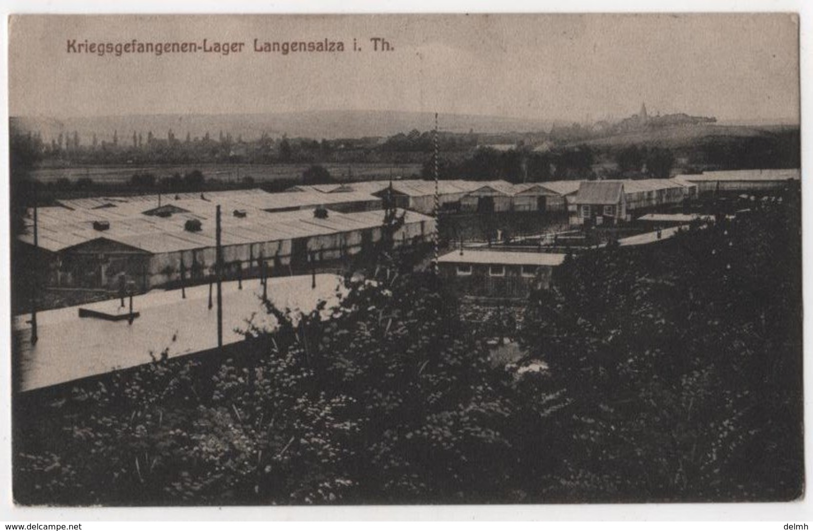 GERMANY Gefangenenlager Camp De Prisonniers Langensalza Cachet Soldat De BLENOD Les Toul - Bad Langensalza