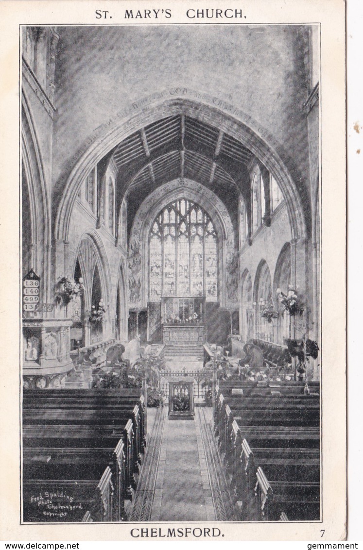 CHELMSFORD - ST MARY'S CHURCH INTERIOR - Other & Unclassified