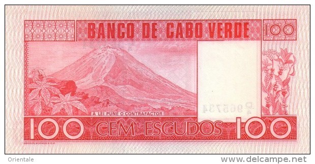 CAPE VERDE P. 54a 100 F 1977 UNC - Cape Verde