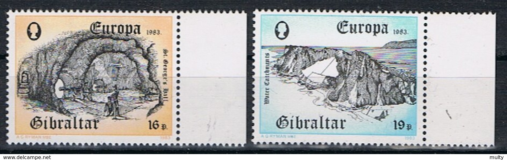 Gibraltar Y/T 471 / 472 (**) - Gibraltar