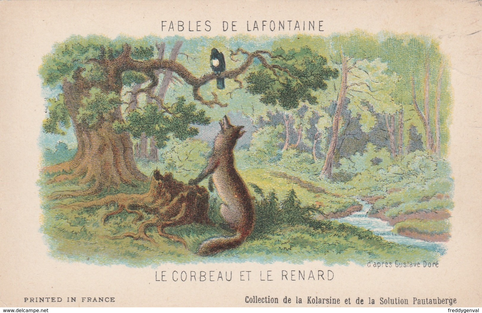 FABLES DE LA FONTAINE LE  CORBEAU ET LE RENARD - Contes, Fables & Légendes