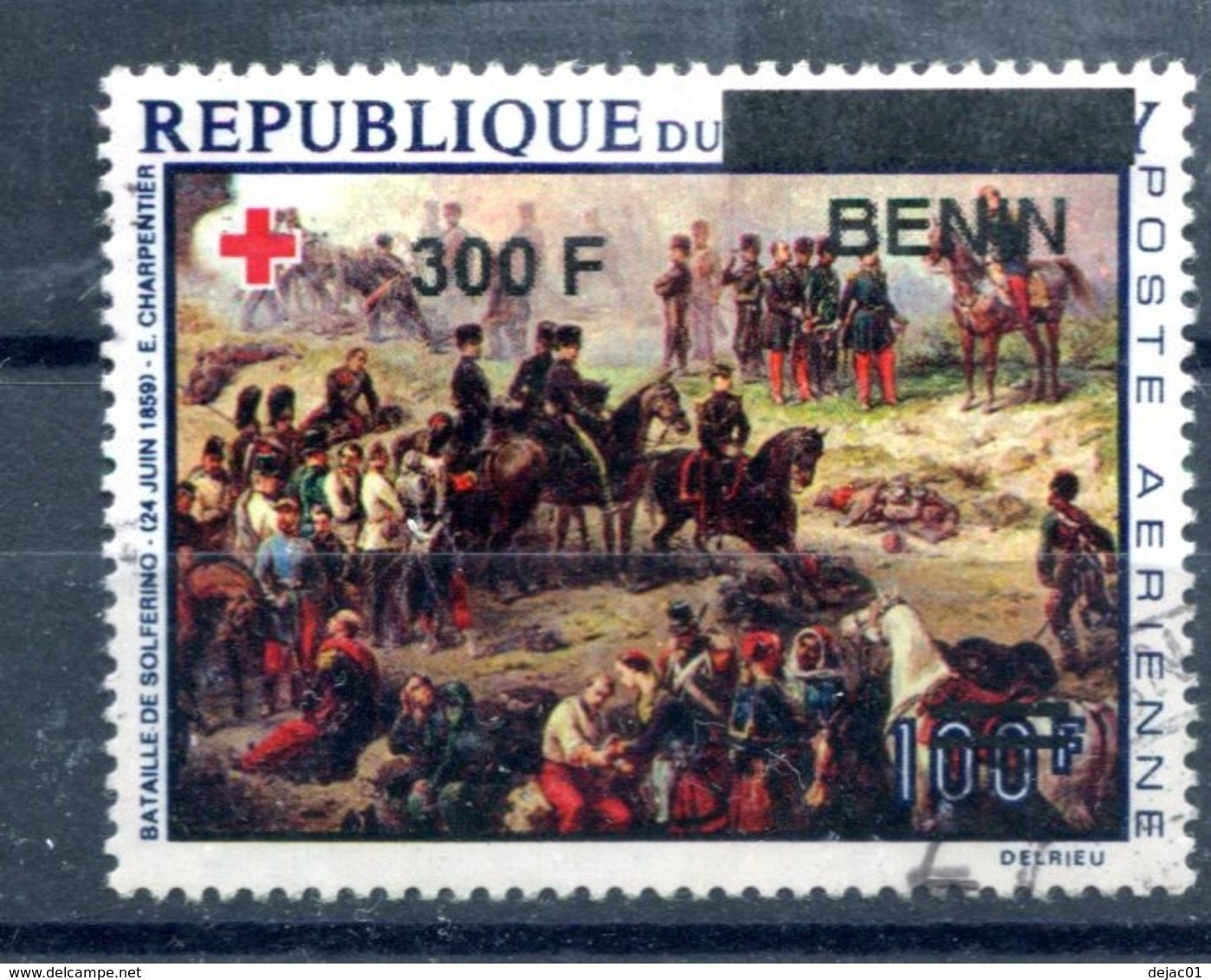 Dahomey Surchargé BENIN - Yvert 1127 - PA 84 Surcharge 300 F  - Oblitéré Cote 50  - T 898 - Benin – Dahomey (1960-...)