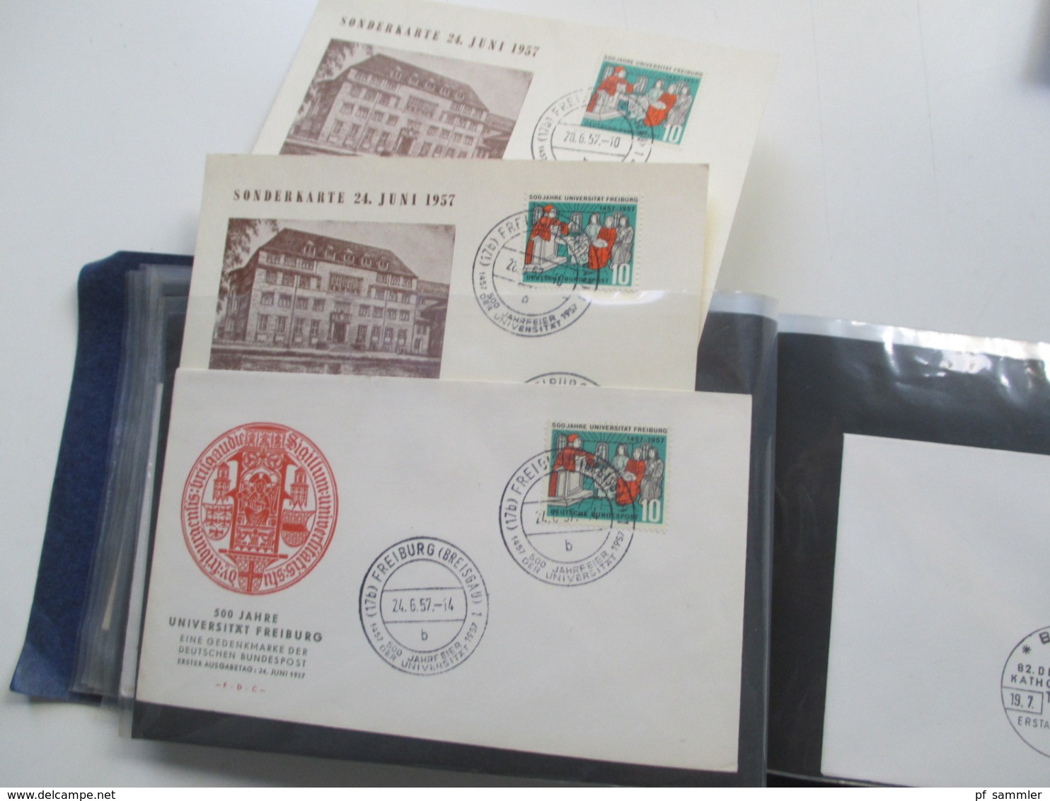 BRD 1956 - 1968 etliche FDC / Sonderbelege / Sondertumschläge in 2 Belegealben Katalogwert über 400€