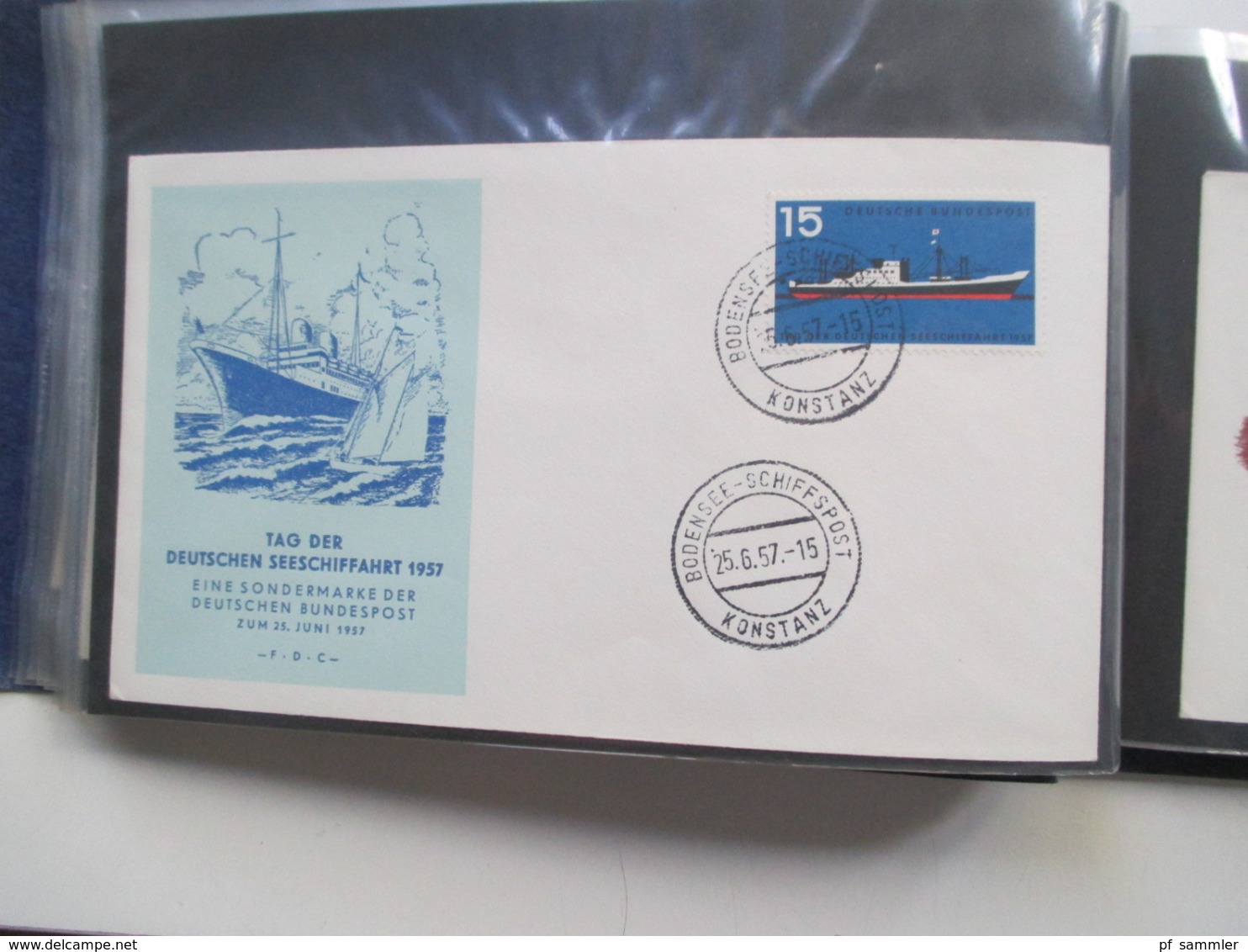 BRD 1956 - 1968 etliche FDC / Sonderbelege / Sondertumschläge in 2 Belegealben Katalogwert über 400€