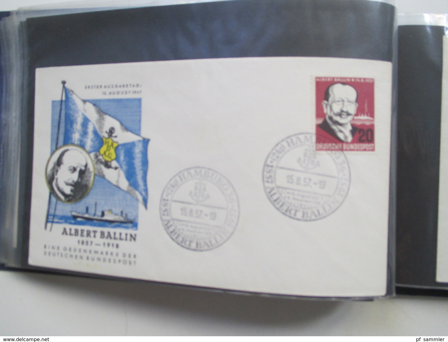 BRD 1956 - 1968 etliche FDC / Sonderbelege / Sondertumschläge in 2 Belegealben Katalogwert über 400€