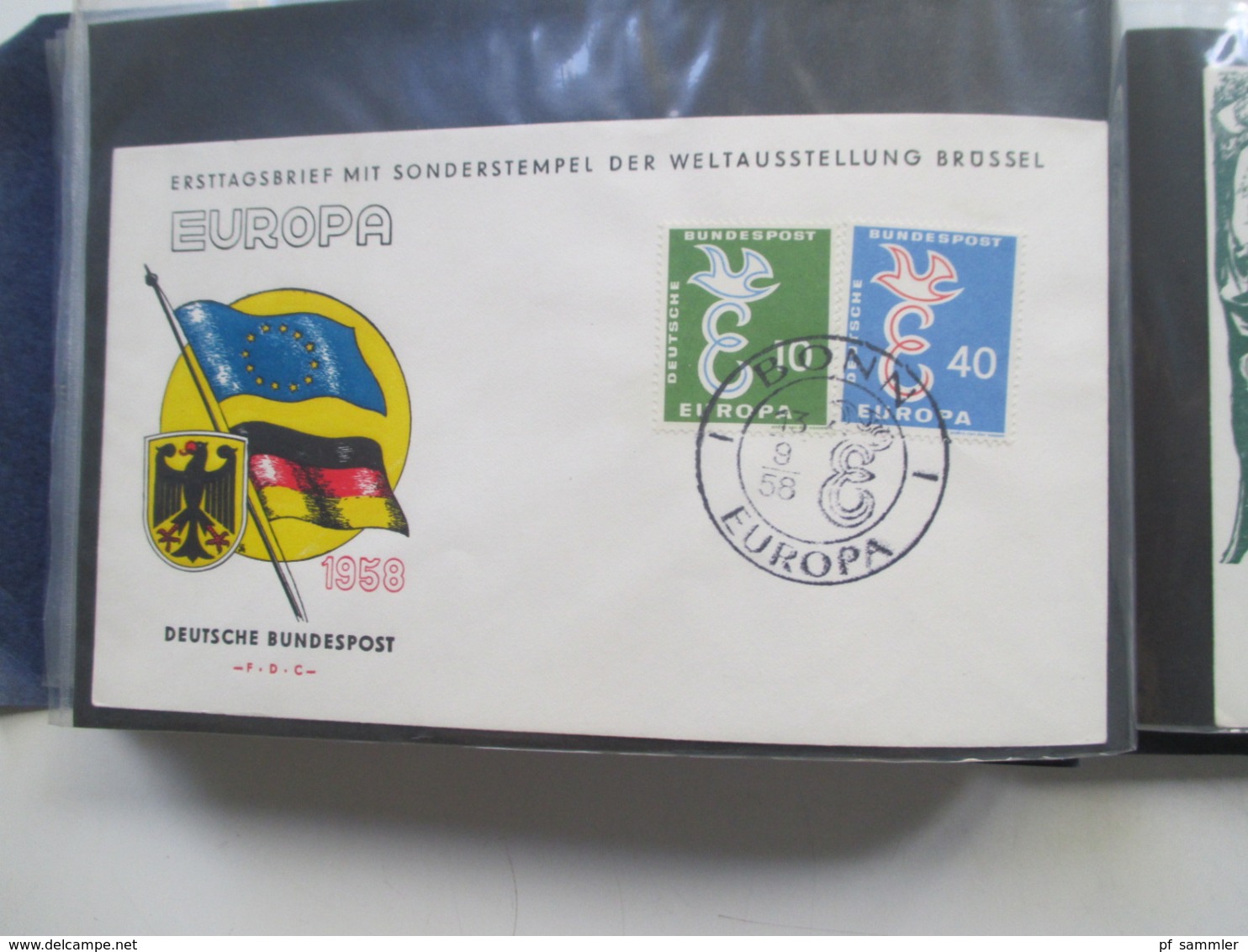 BRD 1956 - 1968 etliche FDC / Sonderbelege / Sondertumschläge in 2 Belegealben Katalogwert über 400€