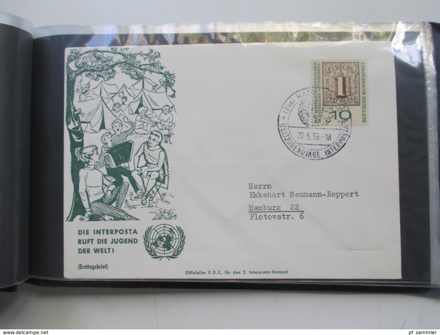 BRD 1956 - 1968 etliche FDC / Sonderbelege / Sondertumschläge in 2 Belegealben Katalogwert über 400€