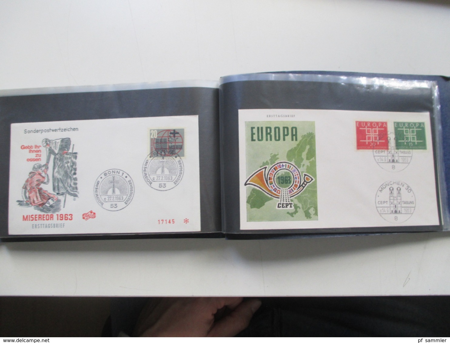 BRD 1956 - 1968 etliche FDC / Sonderbelege / Sondertumschläge in 2 Belegealben Katalogwert über 400€