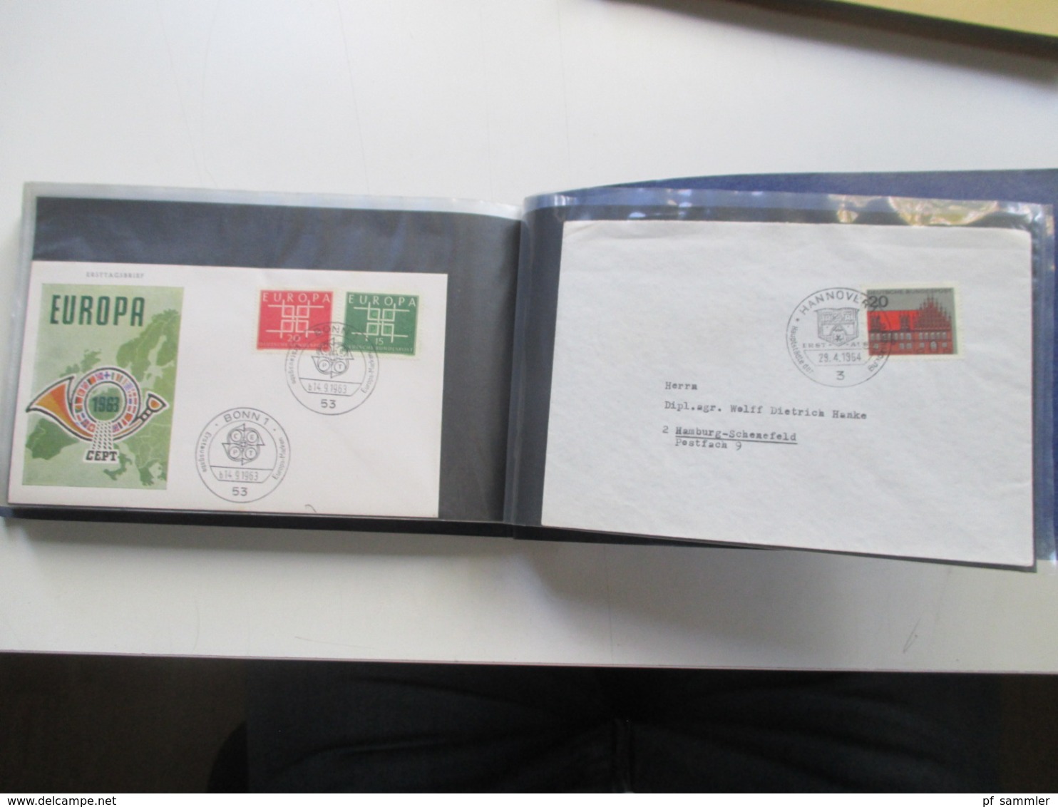 BRD 1956 - 1968 etliche FDC / Sonderbelege / Sondertumschläge in 2 Belegealben Katalogwert über 400€