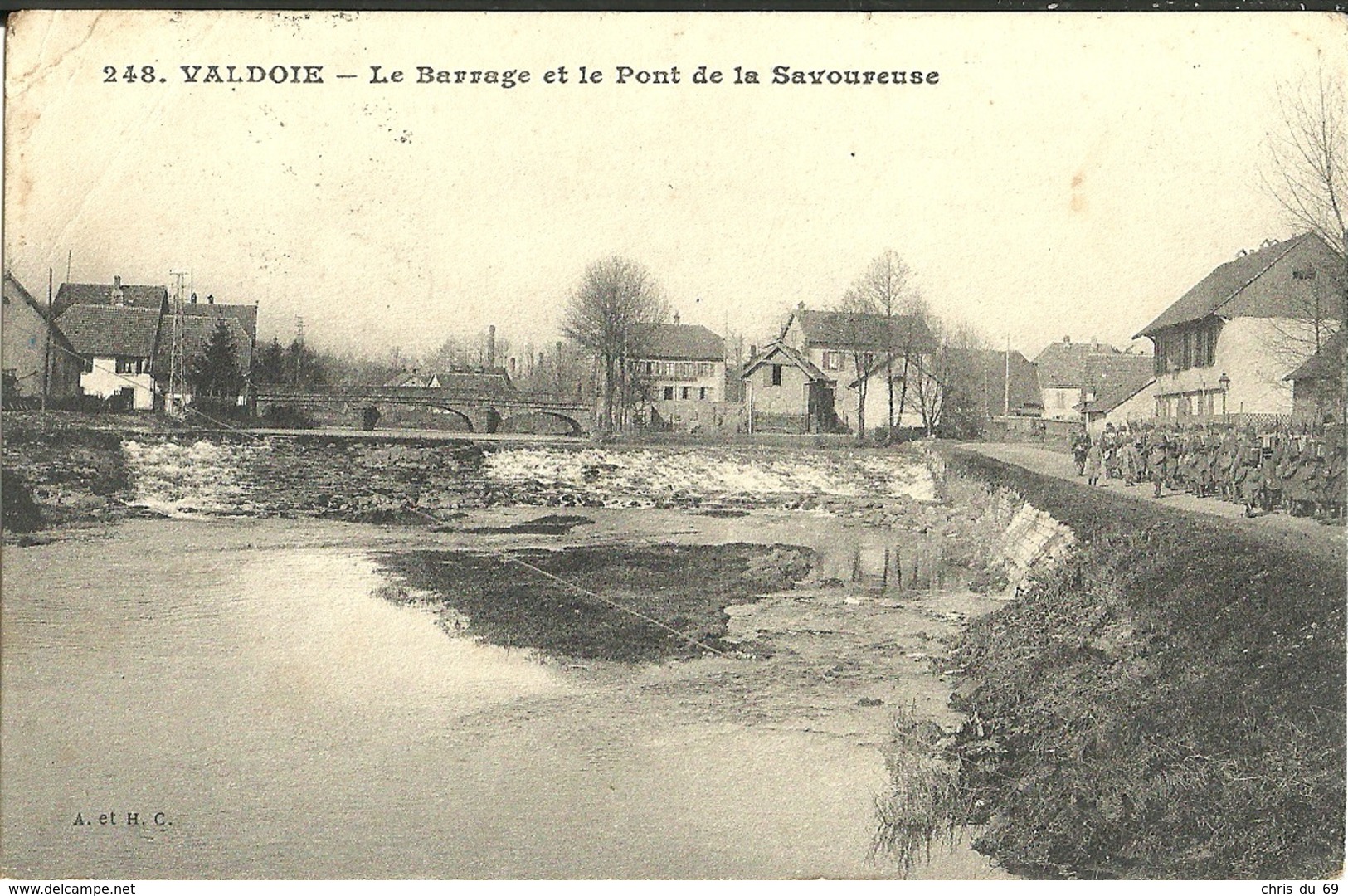 Valdoie Le Barrage Et Le Pont De La Savoureuse - Valdoie