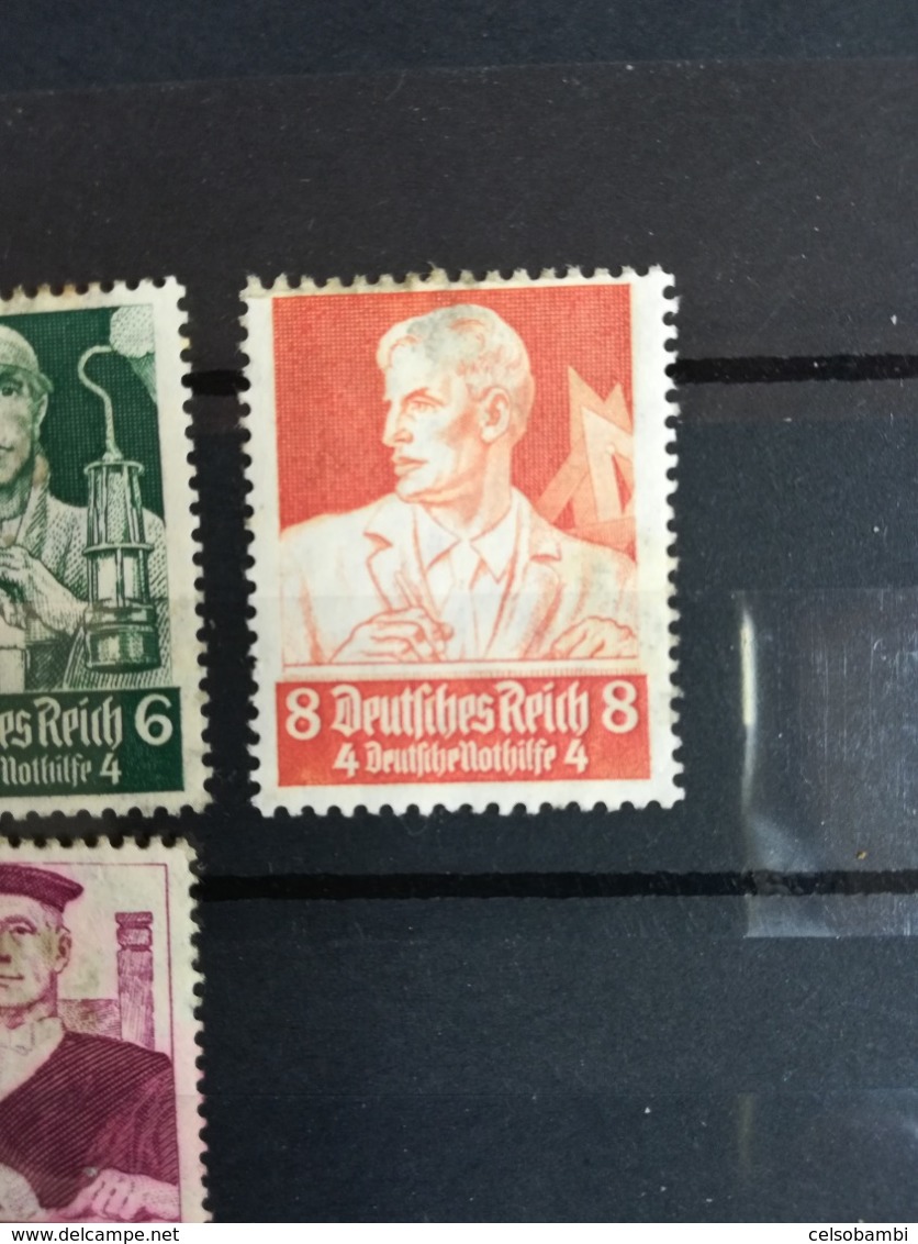 GERMAN EMPIRE 1934 Charity Stamps - Germany At Work Complete Series - Unused Stamps