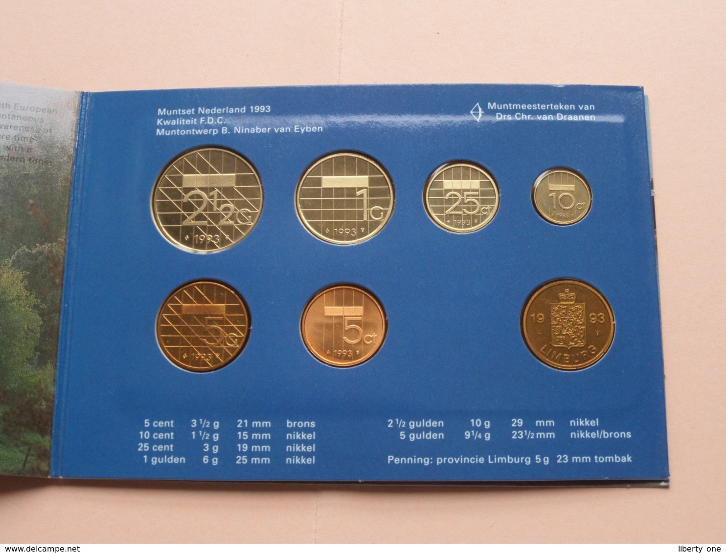 1993 Muntset Nederland ( 's Rijks Munt / Dutch Mint ) Vrijthof ( For Grade, Please See Photo ) ! - Mint Sets & Proof Sets