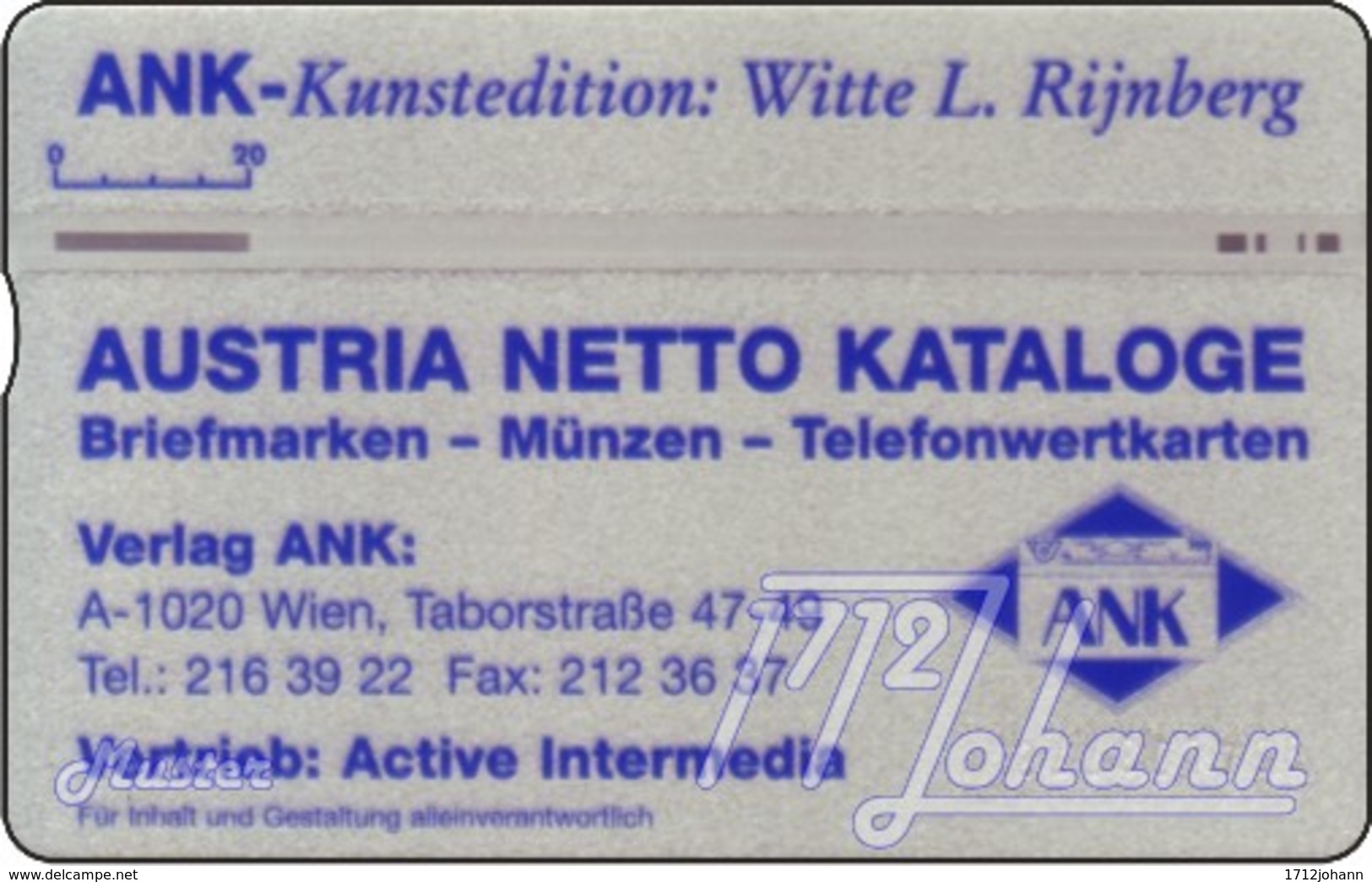 TWK Österreich Privat: "ANK - Witte L. Rijnberg" Gebr. - Austria