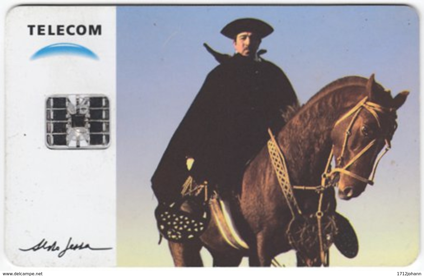 ARGENTINIA A-304 Chip Telecom - Occupation, Gaucho, Animal, Horse - Used - Argentine