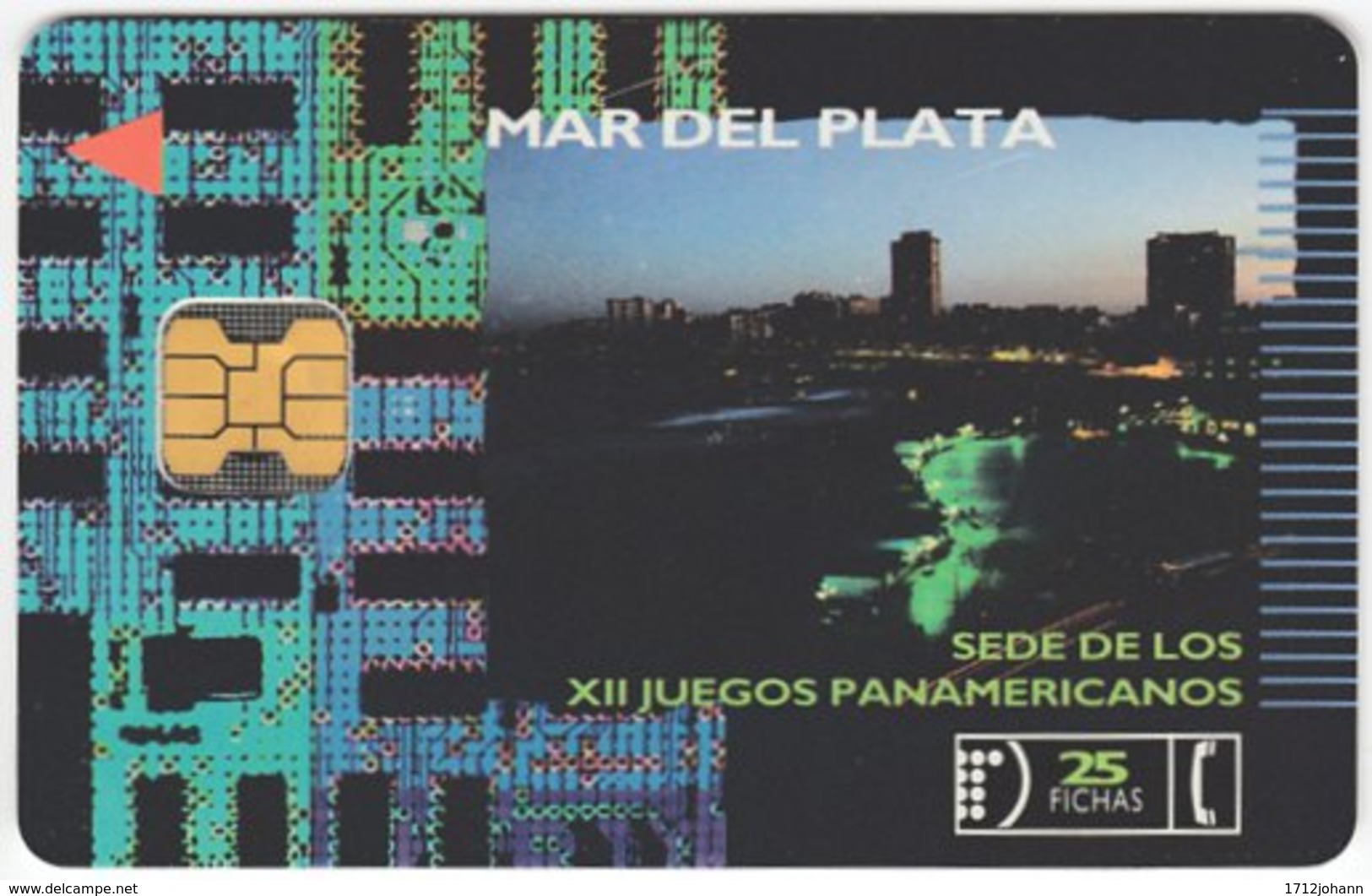 ARGENTINIA A-324 Chip Telefonica - Used - Argentina