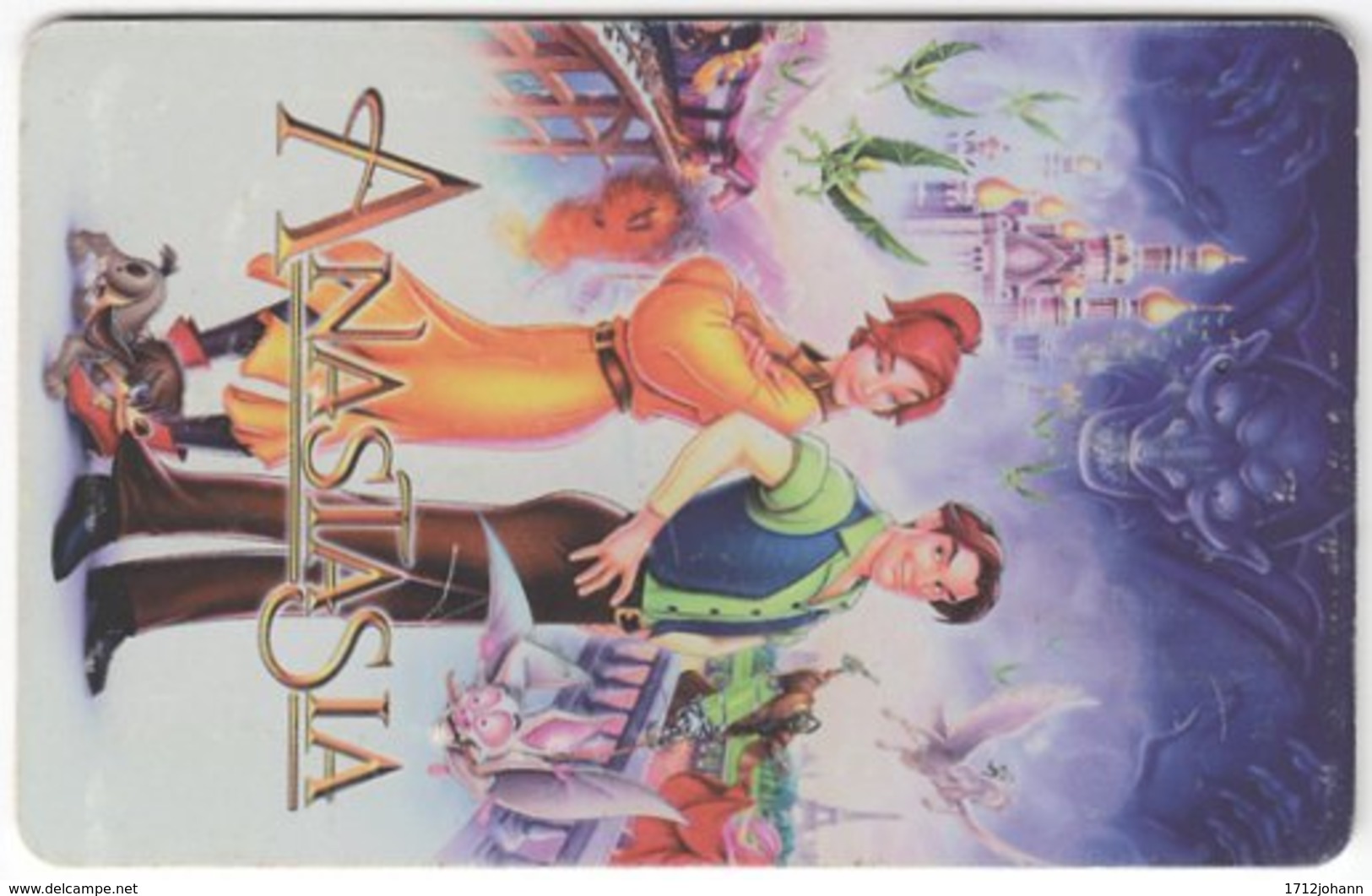 ARGENTINIA A-331 Chip Telecom - Cinema, Walt Disney, Anastasia - Used - Argentina