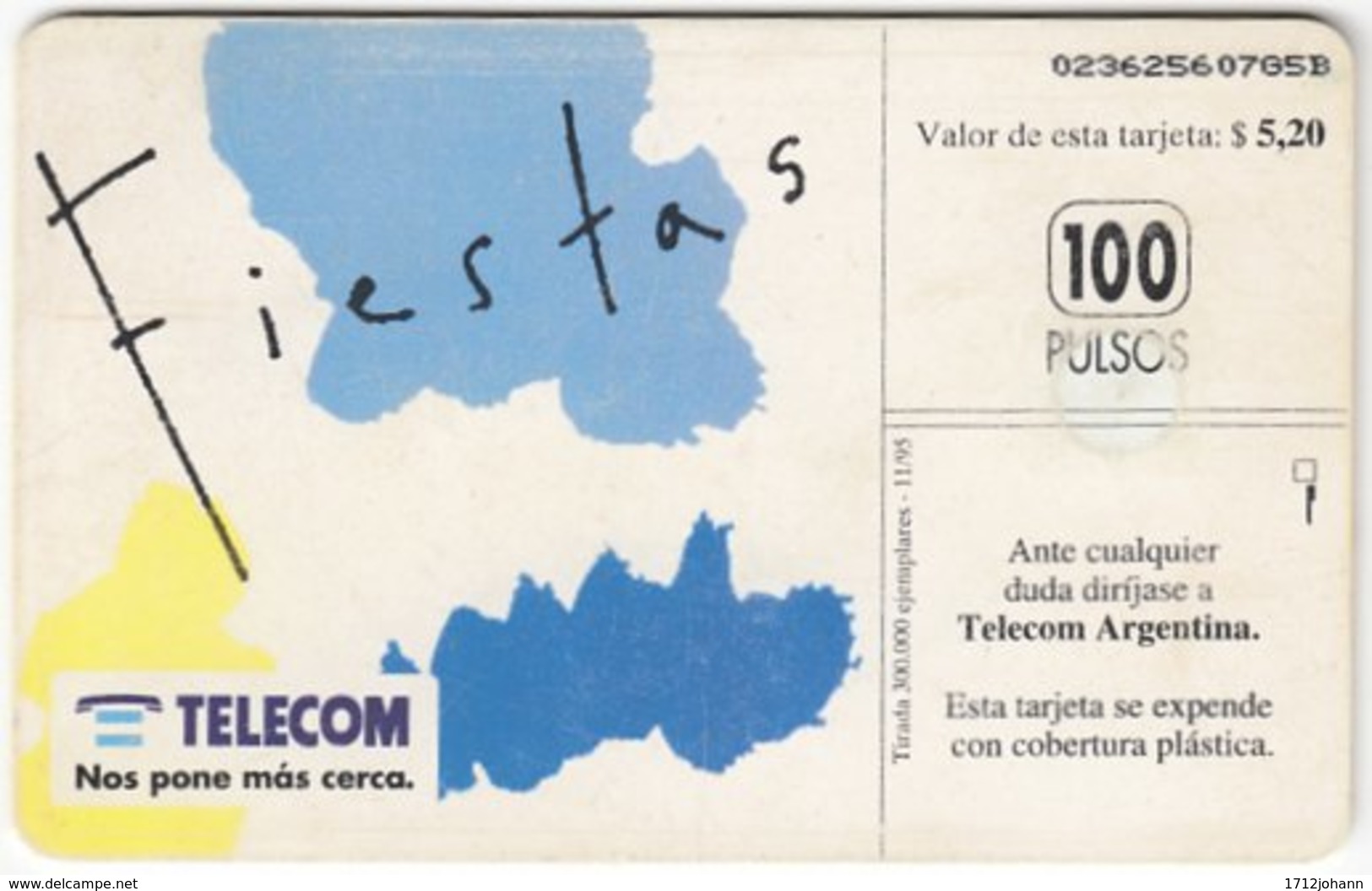 ARGENTINIA A-359 Chip Telecom - Painting, Modern Art - Used - Argentina