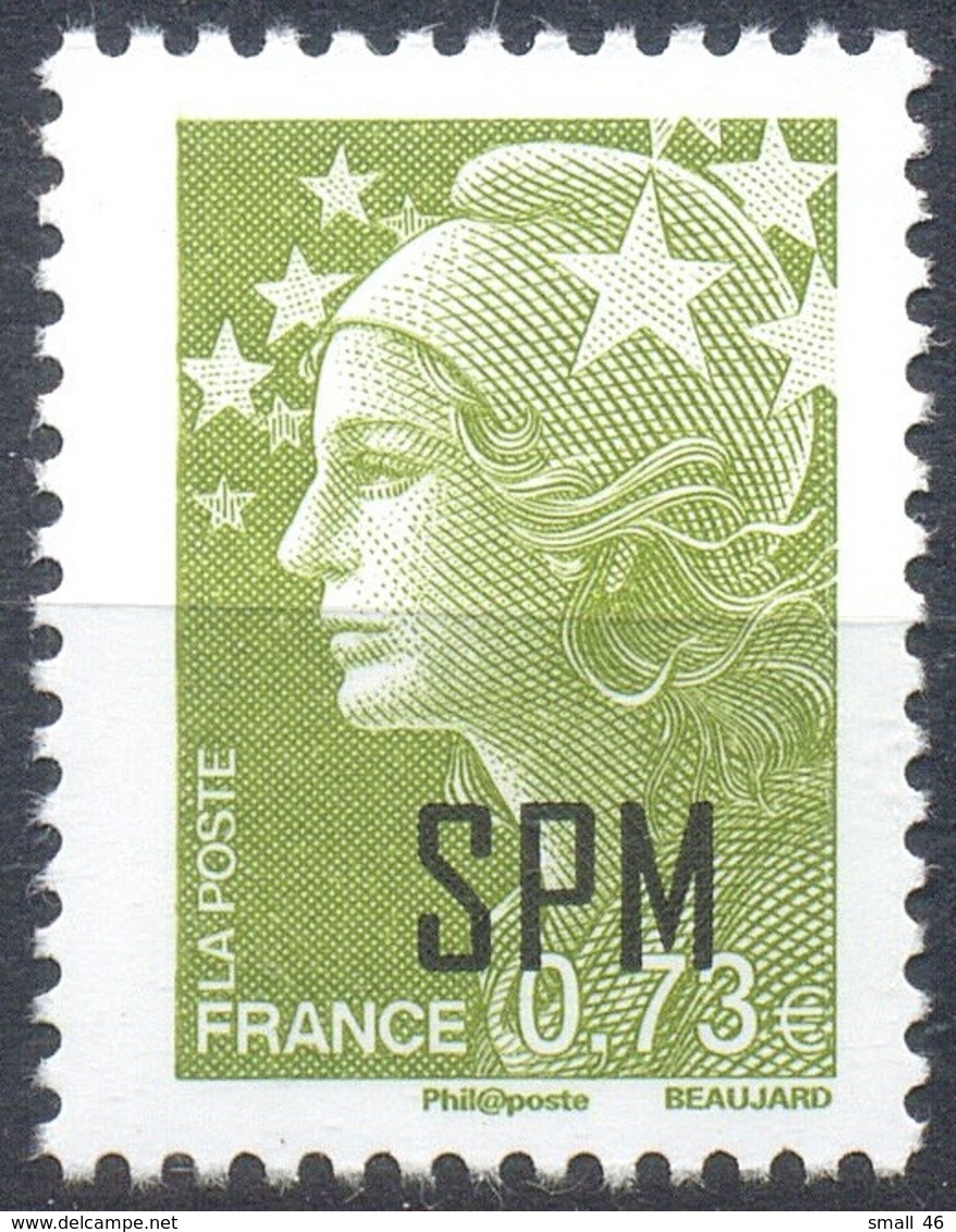 Marianne De Beaujard 2010 - SPM - Unused Stamps