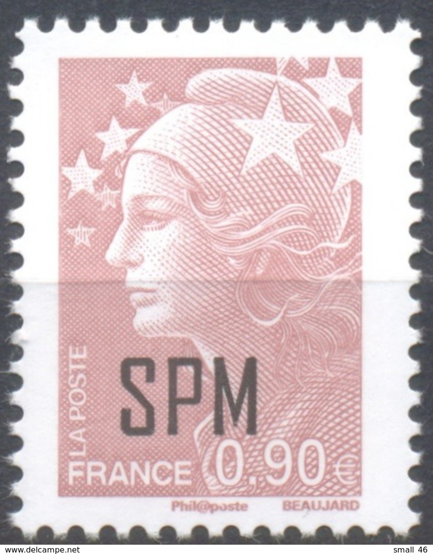 Marianne De Beaujard 2010 - SPM - Unused Stamps