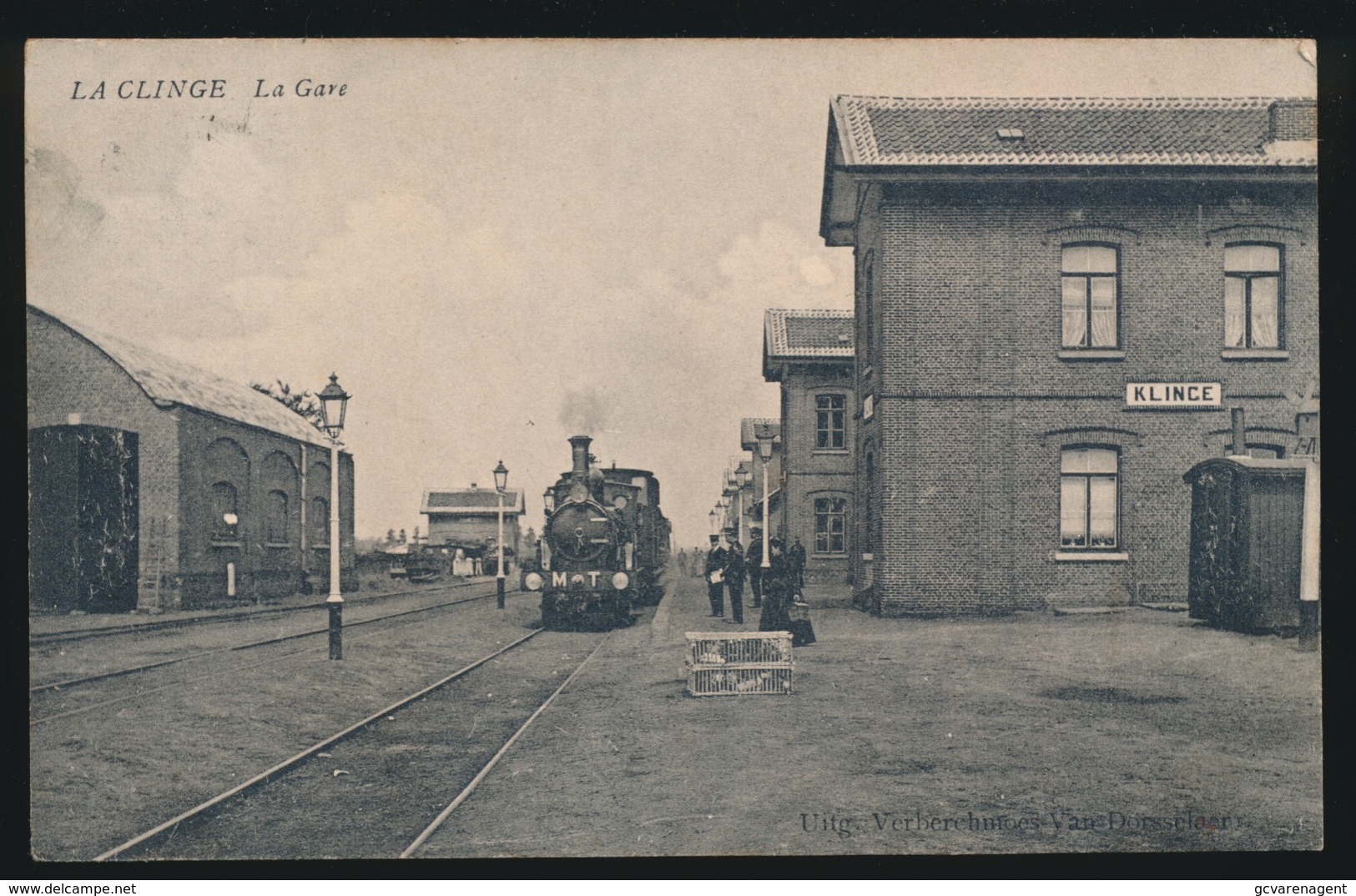 DE KLINGE  LA GARE  MET STOOMTREIN - Sint-Gillis-Waas