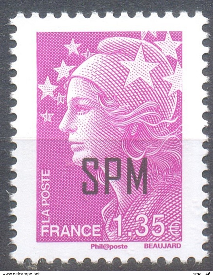 Marianne De Beaujard 2010 - SPM - Unused Stamps