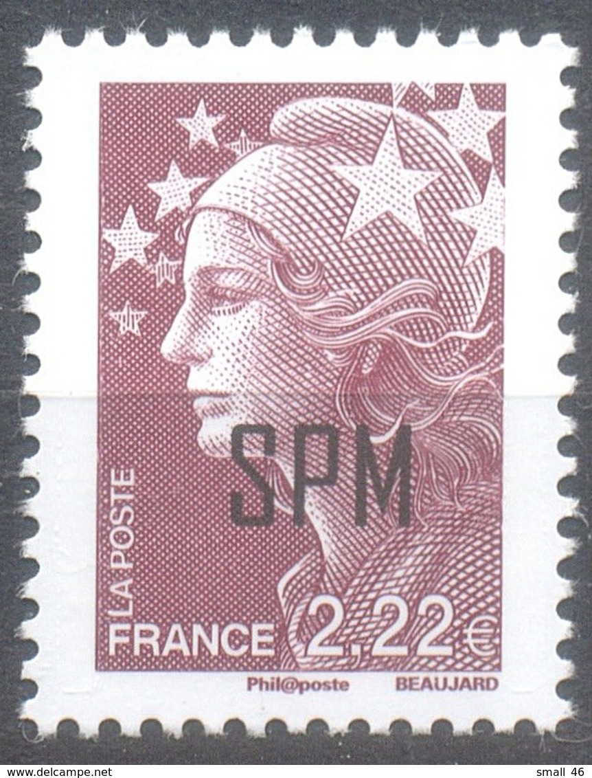 Marianne De Beaujard 2010 - SPM - Unused Stamps