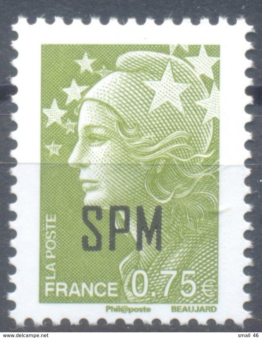 Marianne De Beaujard 2010 - SPM - Unused Stamps