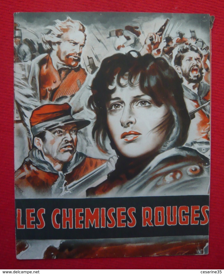 Dossier De Presse De Les Chemises Rouges (1952) - Sonstige & Ohne Zuordnung