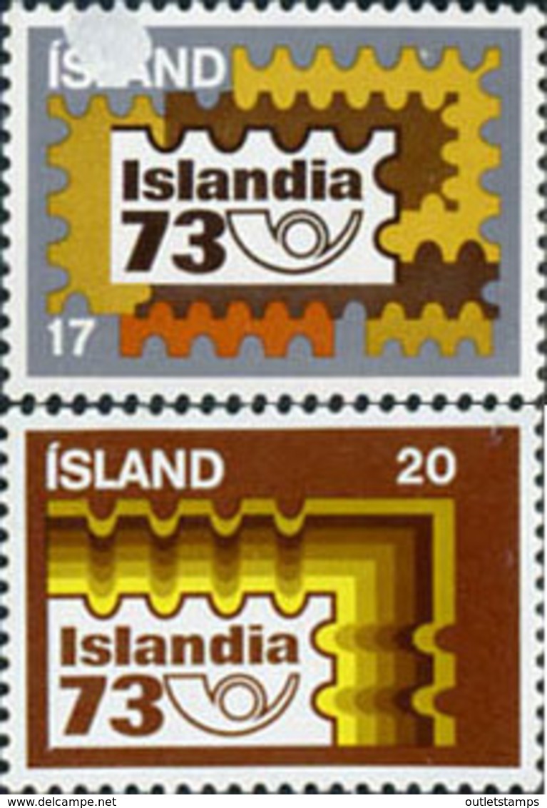 Ref. 101250 * NEW *  - ICELAND . 1973. PHILATELIC EXHIBITION. EXPOSICION FILATELICA - Nuevos