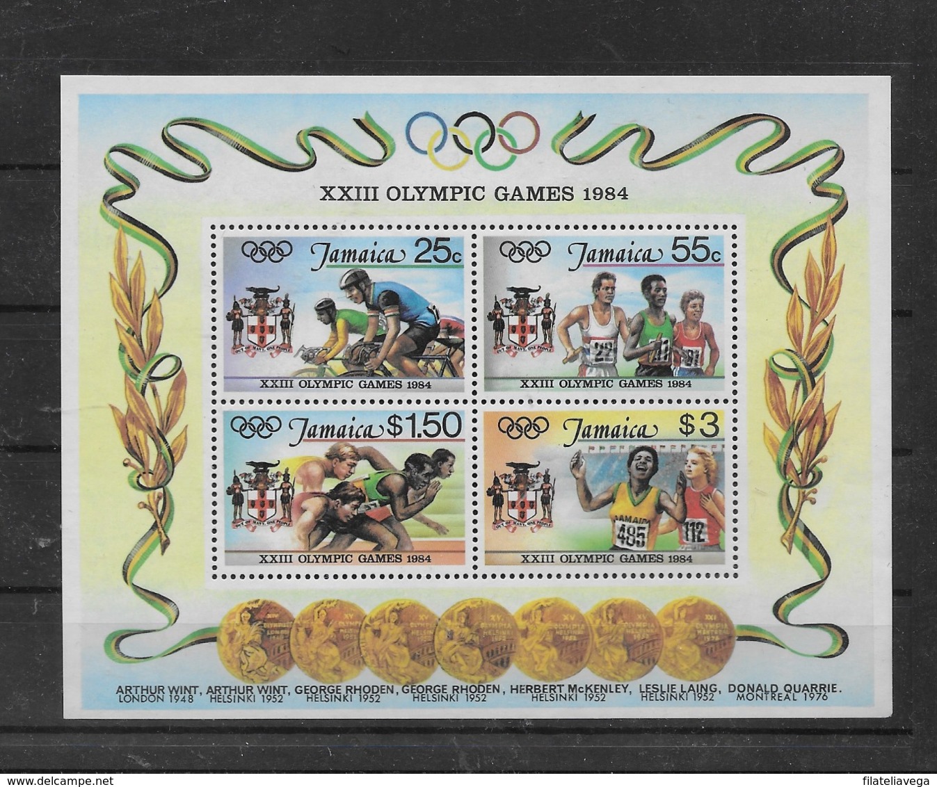 Hoja De Jamaica Nº Yvert HB-22 ** DEPORTES (SPORTS) - Jamaica (1962-...)