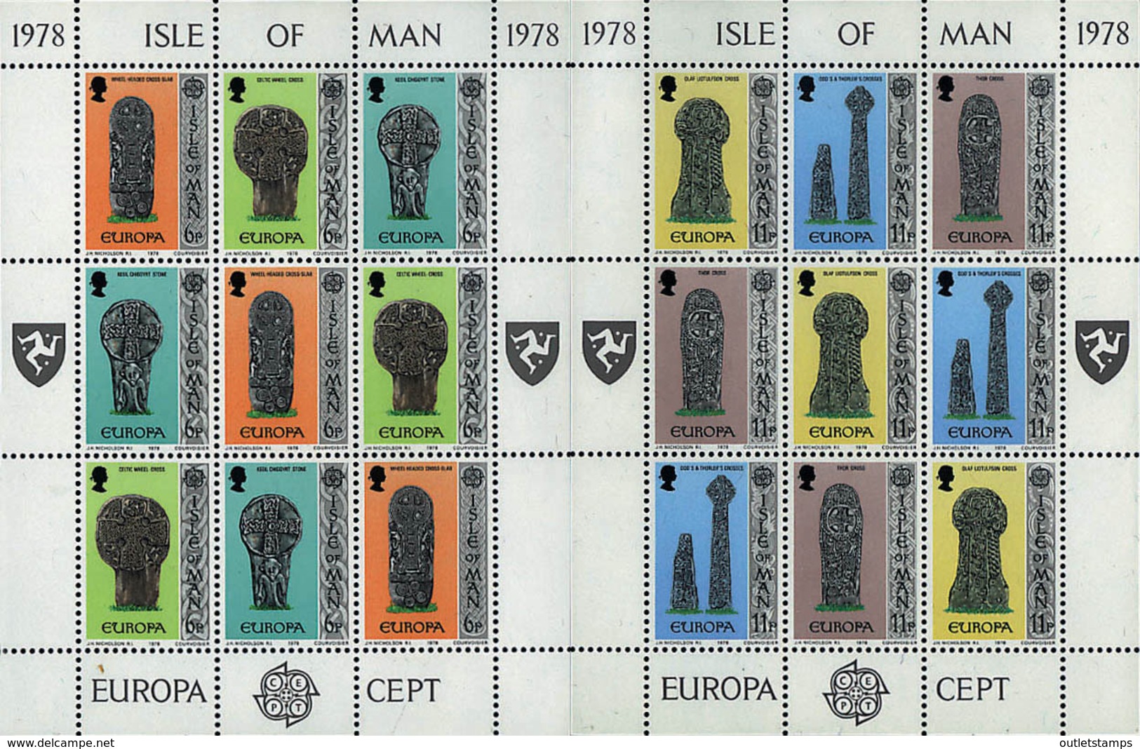 Ref. 7865 * NEW *  - ISLE OF MAN . 1978. EUROPA CEPT. ARCHITECTURE. EUROPA CEPT. ARQUITECTURA - Man (Ile De)