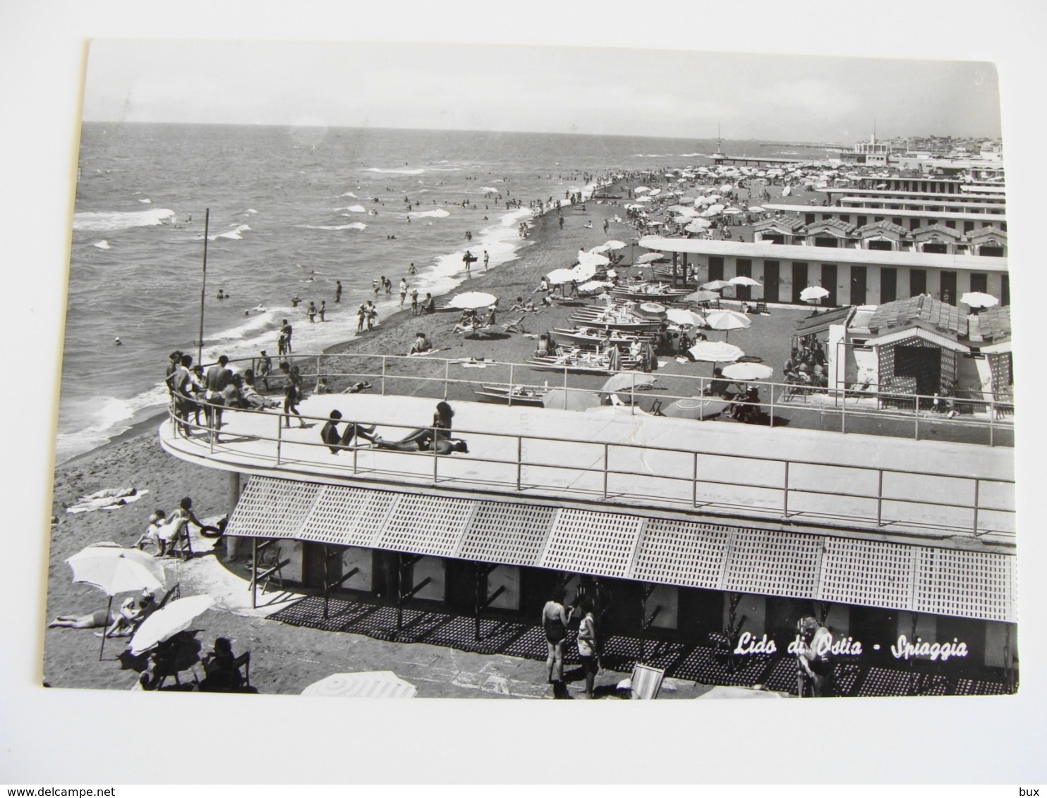 LIDO DI OSTIA    ROMA     VIAGGIATA CONDIZIONI FOTO - Altri & Non Classificati