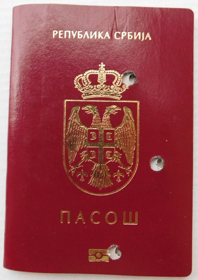 Republic Of Serbia,  Passport 4) - Documenti Storici