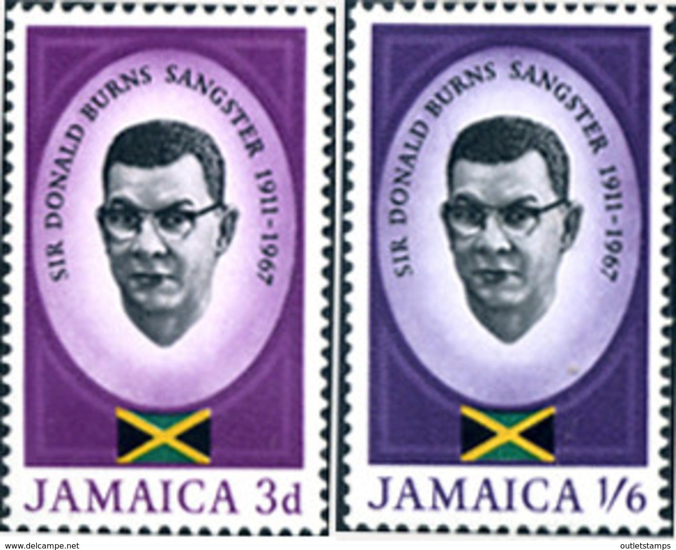 Ref. 175900 * NEW *  - JAMAICA . 1967. SIR DONALD BURNS SANGSTER - Giamaica (1962-...)