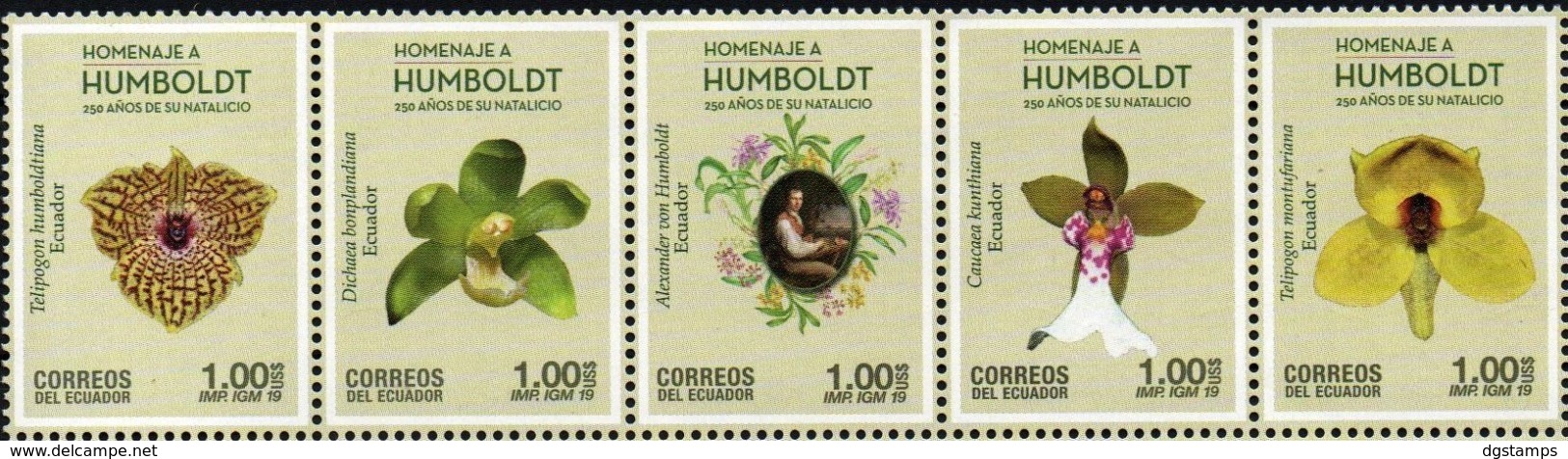 Ecuador 2018 ** Homenaje En El 250 Aniversario De Alexander Von Humboldt. - Ecuador