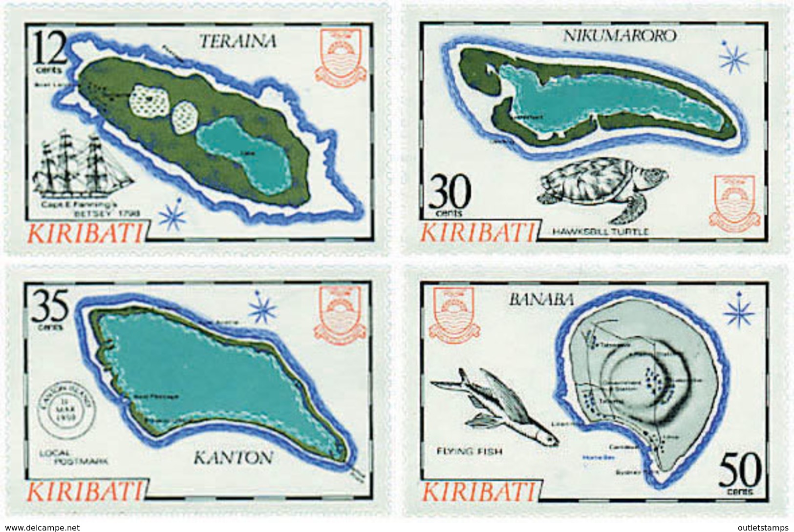 Ref. 44216 * NEW *  - KIRIBATI . 1984. KIRIBATI ISLAND. ISLA DE KIRIBATI - Kiribati (1979-...)