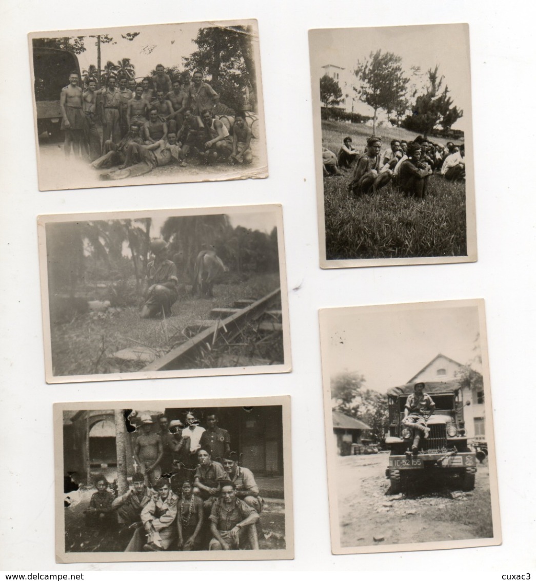 Photo  De Soldats Francais Au Vietnam 1946 - Guerres - Autres