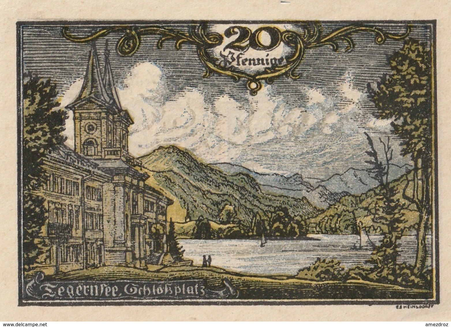 Billets De Nécessité Allemand 1921, 20 Pfennig - Bestuur Voor Schulden