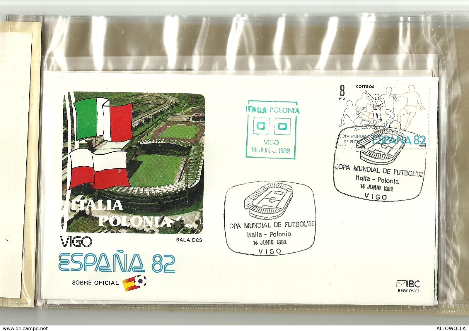 5684 "ESPANA 82-CAMPIONATO MONDIALE DI CALCIO-ITALIA CAMPIONE DEL MONDO"  FOLDER FDC ORIGINALE - FDC