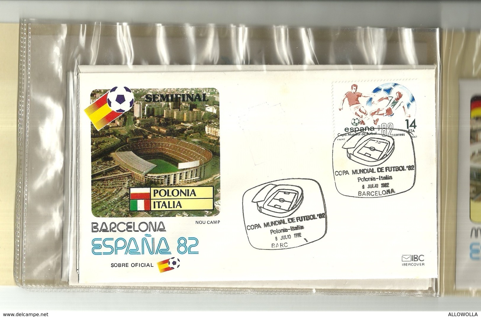 5684 "ESPANA 82-CAMPIONATO MONDIALE DI CALCIO-ITALIA CAMPIONE DEL MONDO"  FOLDER FDC ORIGINALE