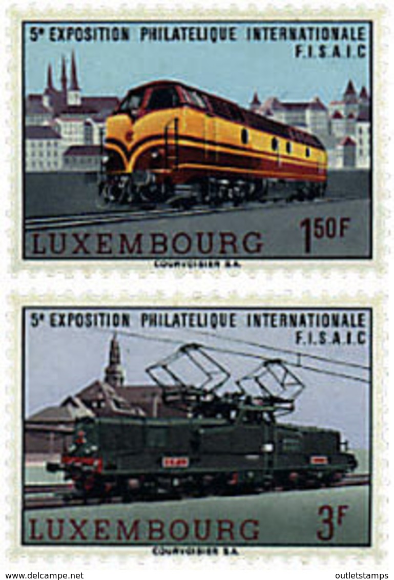 Ref. 97374 * NEW *  - LUXEMBOURG . 1966. INTERNATIONAL PHILATELIC RAILWAYS  EXHIBITION. EXPOSICION FILATELICA INTERNACIO - Nuevos