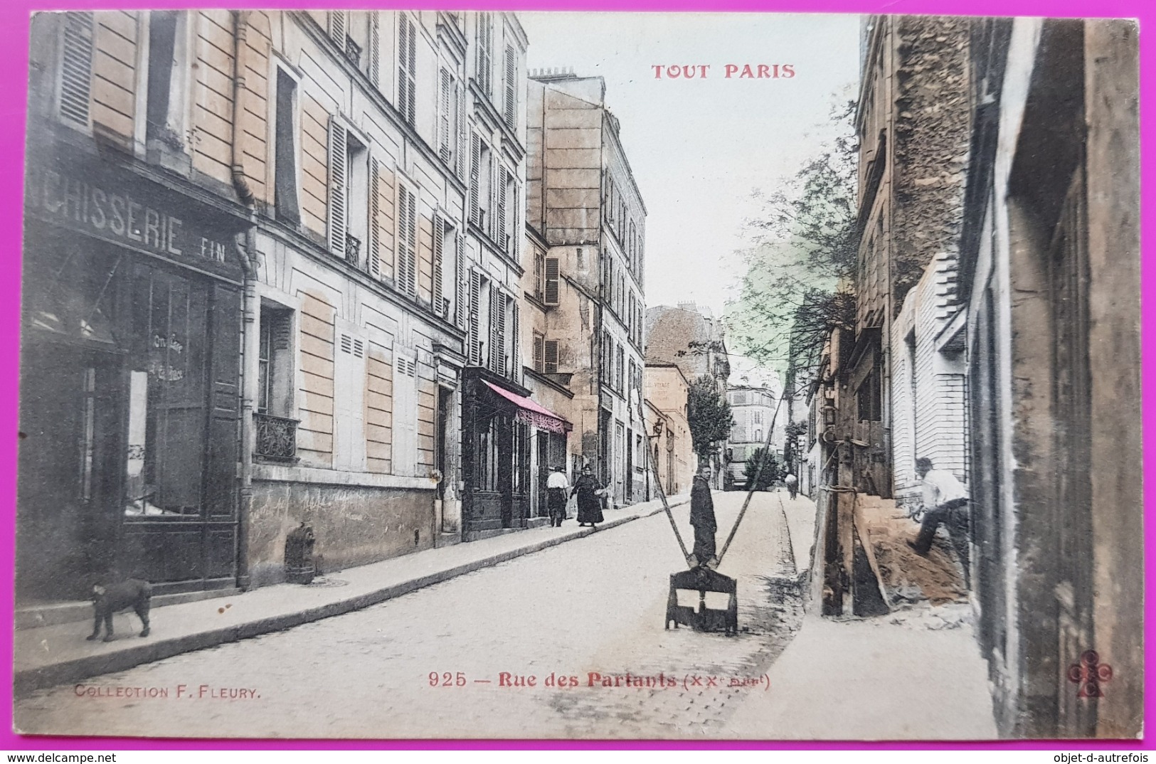 Cpa Rue Des Partants Paris XX Eme Carte Postale 75 Rare Arrondissement 20 - Arrondissement: 20