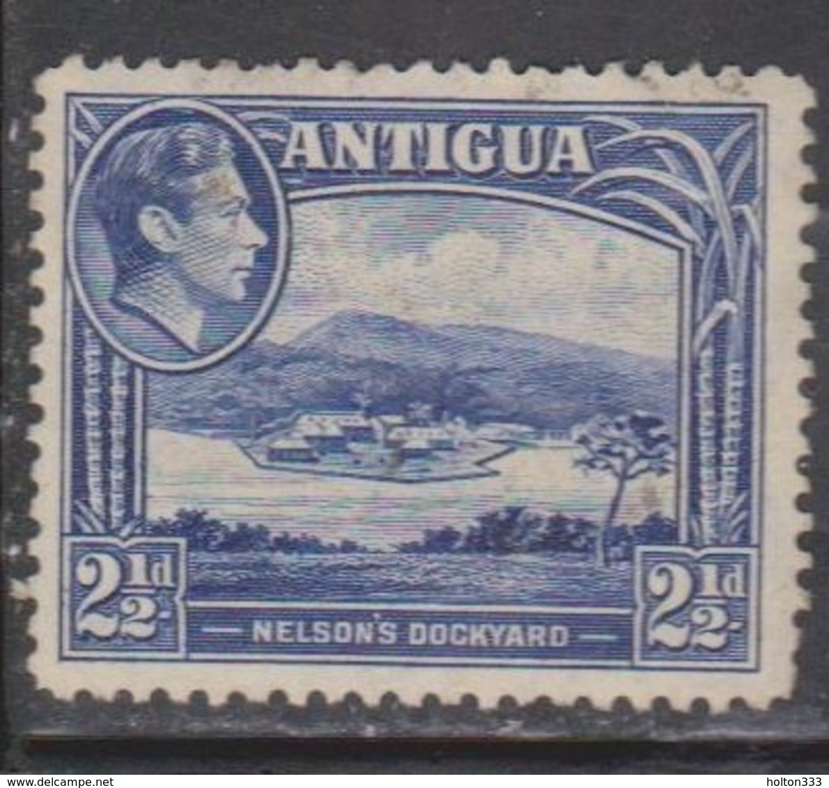 ANTIGUA Scott # 88 Used - KGVI & Nelson's Dockyard - 1858-1960 Crown Colony