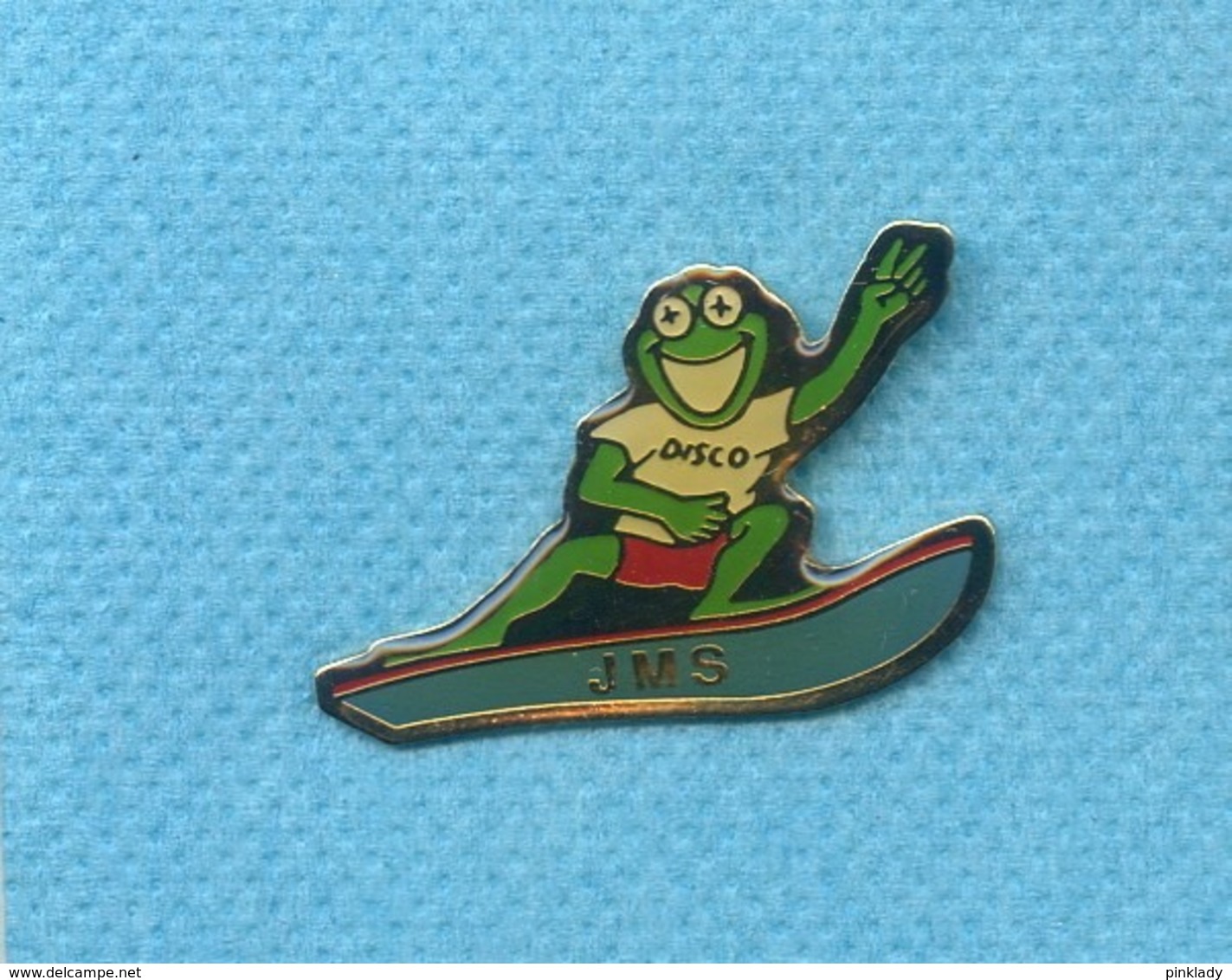 RARE PINS GRENOUILLE SURF DISCO K465 - Animals