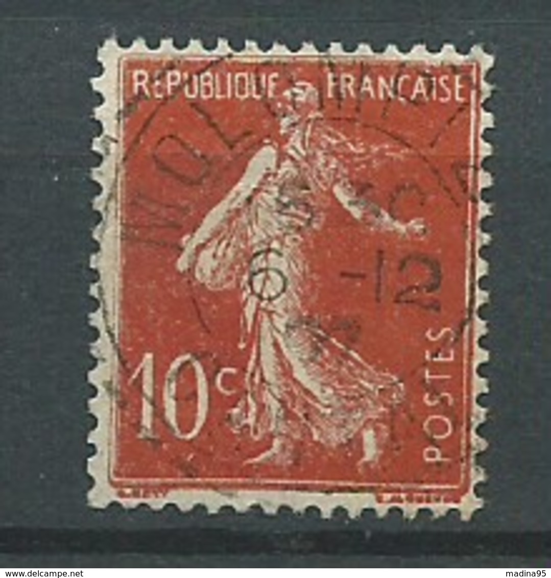 FRANCE: Obl., N° YT 135 (I), TB - 1906-38 Semeuse Camée