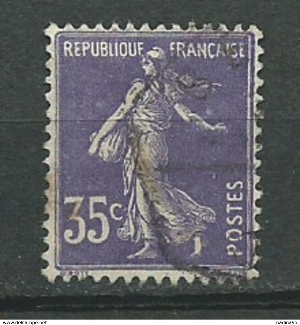 FRANCE: Obl., N° YT 142, TB - 1906-38 Semeuse Camée