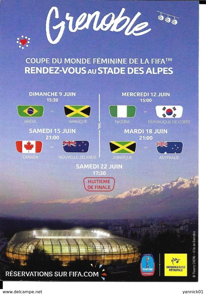 STADE DES ALPES RUGBY FOOTBALL  GRENOBLE COUPE DU MONDE 2019 WORLD CUP  ESTADIO - STADIUM STADIO - Football