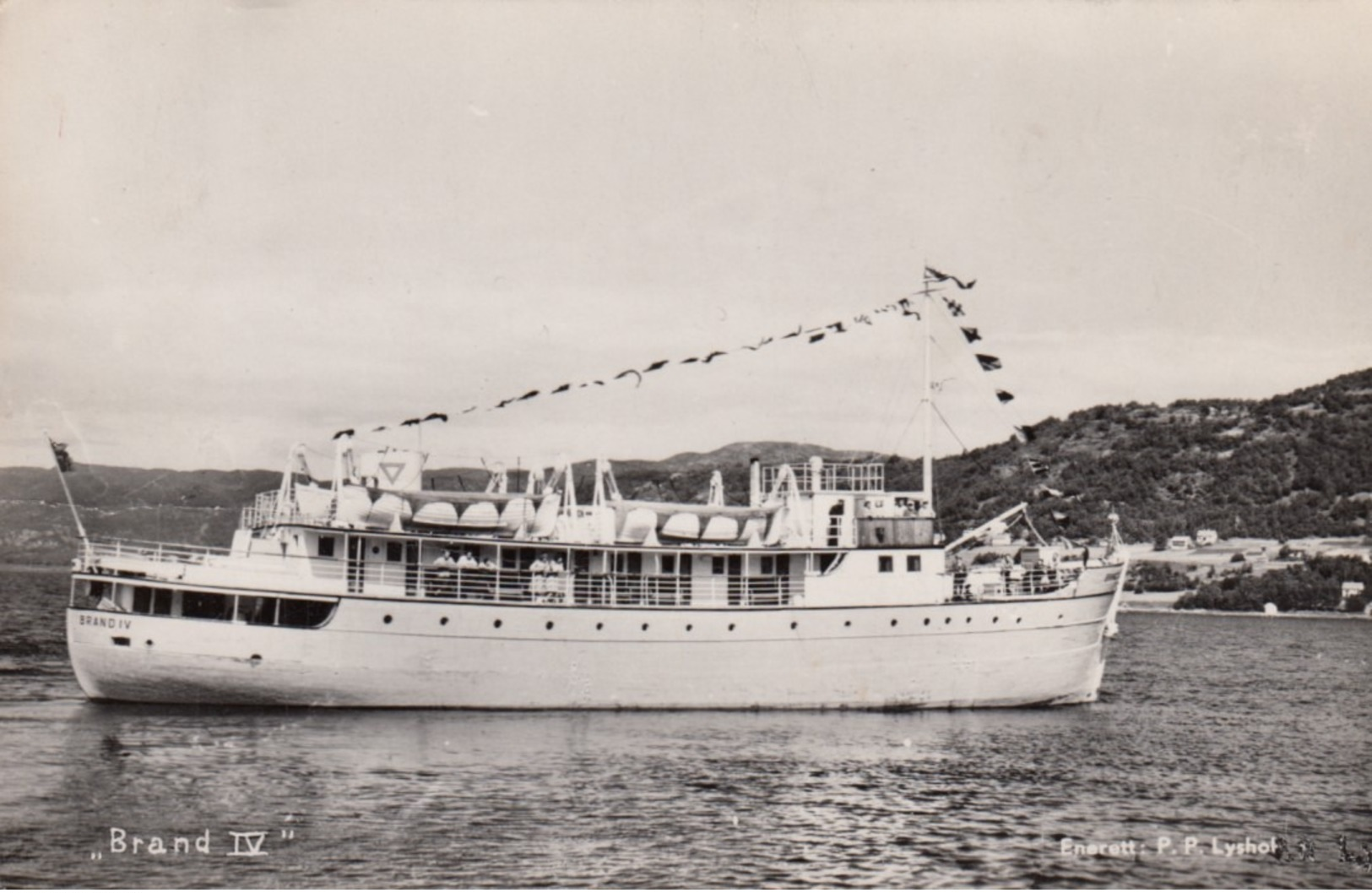 RP: Steamer "Brand IV" , Norway , 1952 - Norway