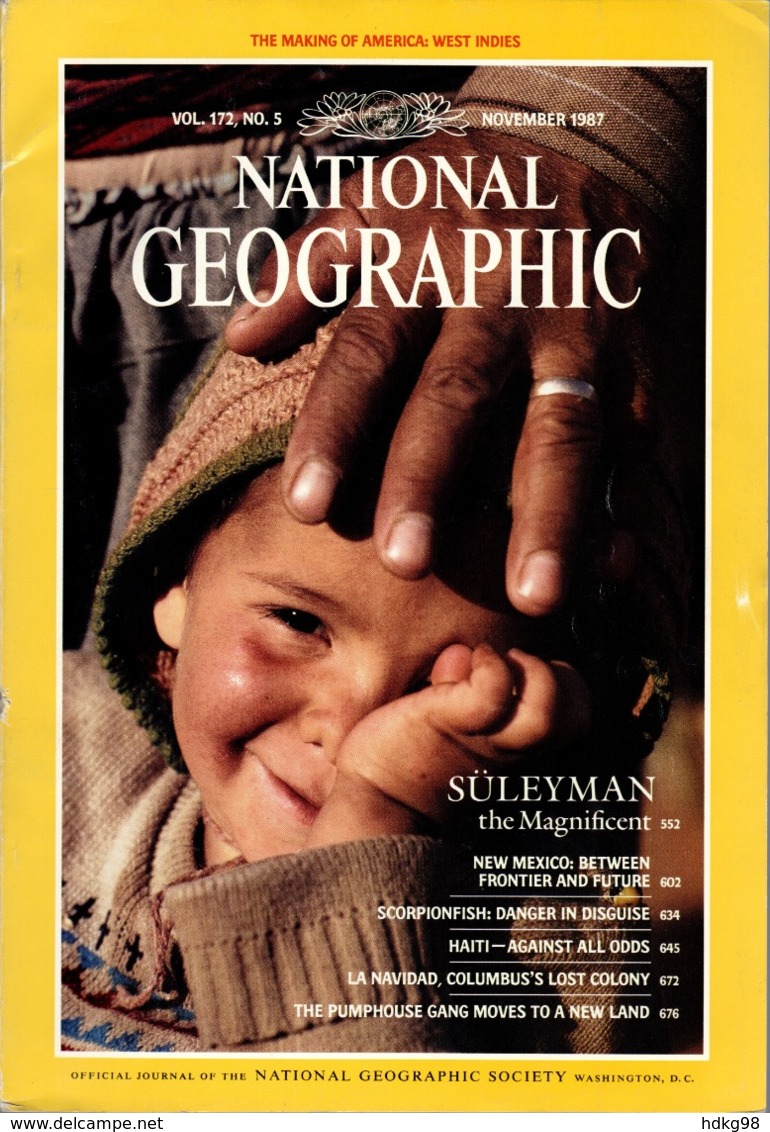 ZXB+ National Geographic - November 1987 - Histoire