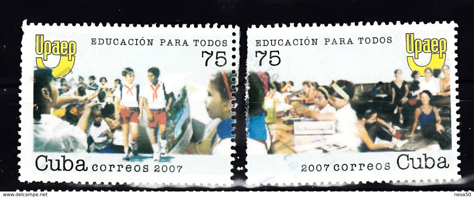 Cuba 2007 Mi Nr 4990 + 4991; Kinderen In Ontwikkeling - Gebraucht